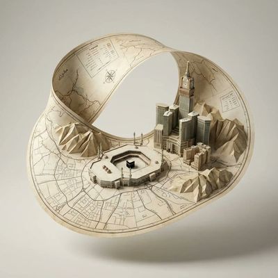 3D Map of Mecca: A Geometric Journey