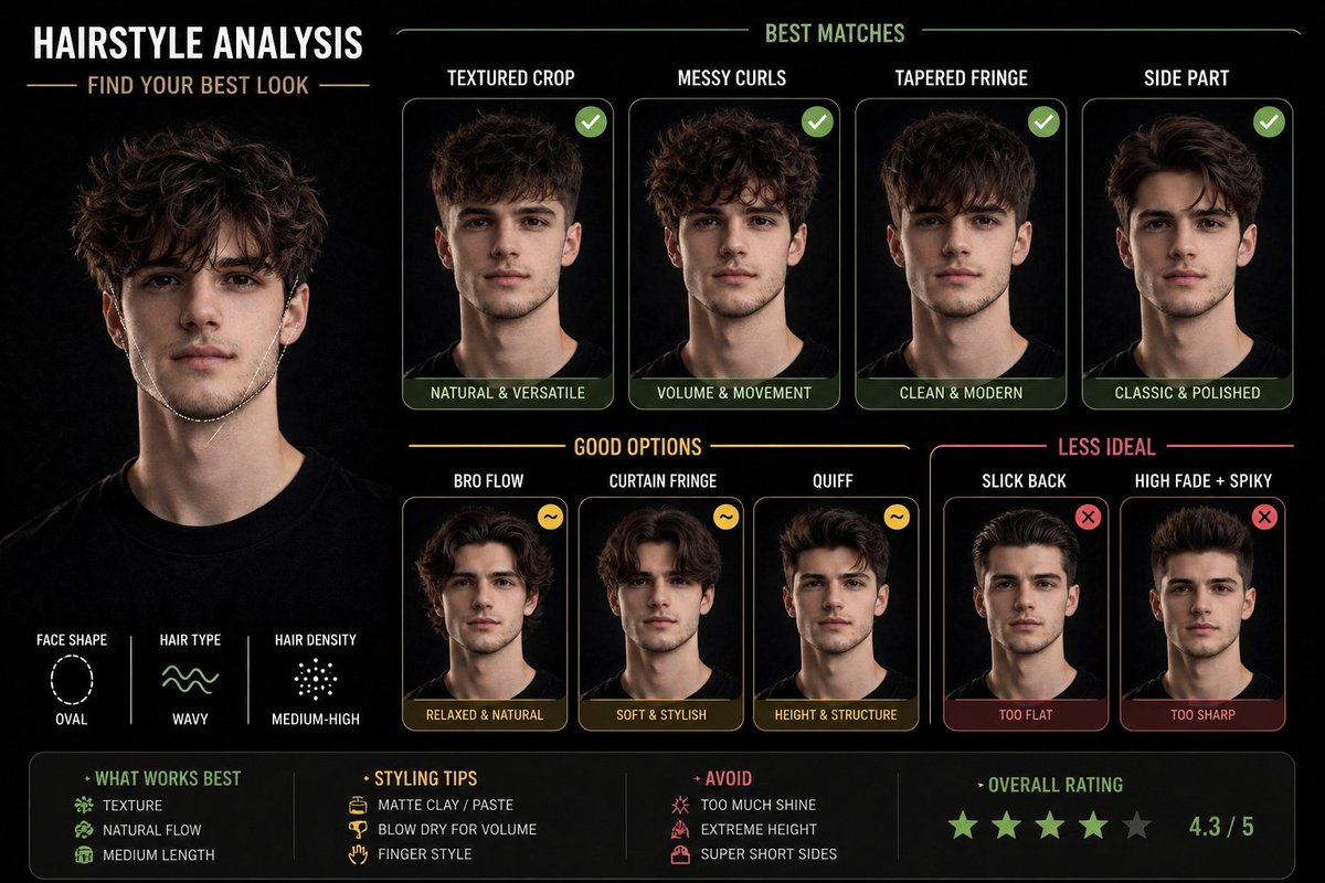Hairstyle Fit Comparison for Portrait Subject