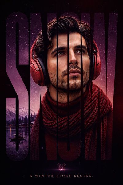 Bold Typography and Personal Portraits in High-End Poster Designs