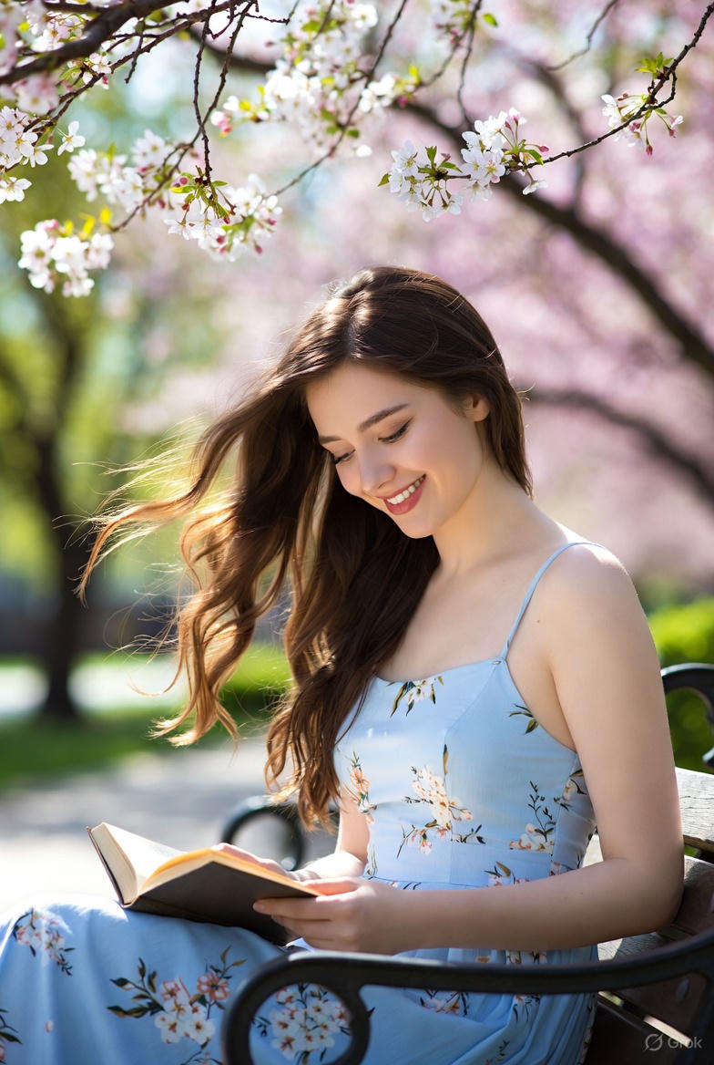 Spring's Whisper: A Moment of Joy and Reading