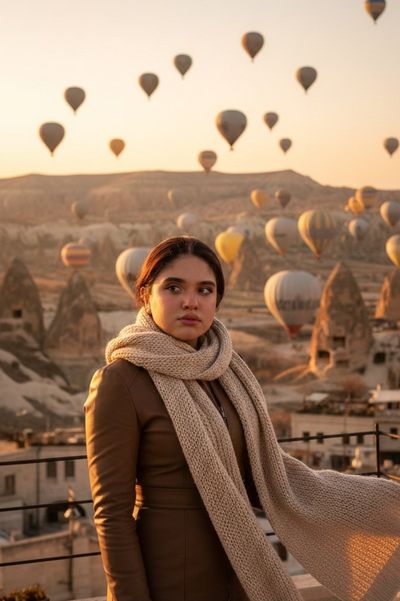Golden Hour Serenity in Cappadocia
