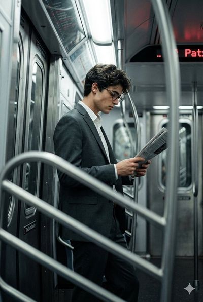 Urban Introspection: A Cinematic Fashion Portrait in Motion