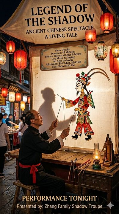 Master Puppeteer in Lantern Glow
