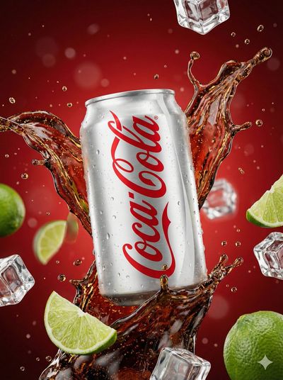 Epic Coca-Cola Splash: A Photorealistic Masterpiece