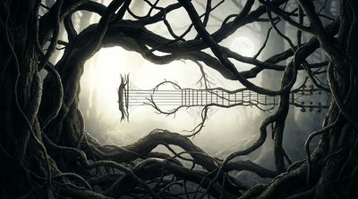 Negative Space Guitar: A Mysterious Illusion