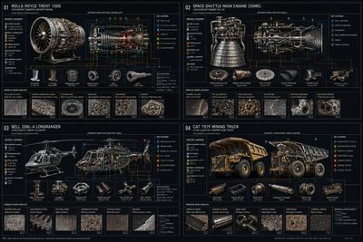 Structured breakdown reveals inner workings of a complex engine