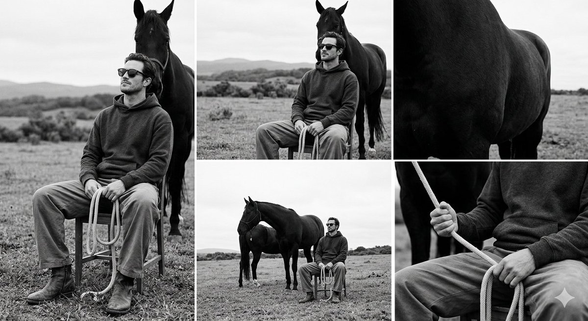 Monochrome Serenity: A Portrait in Contrast