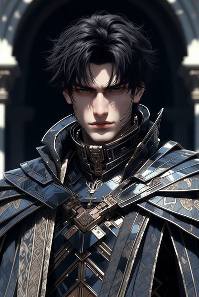 Obsidian Warrior: Renaissance Meets Punk in Mechanical Elegance