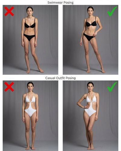 Mastering Model Poses: A Visual Guide