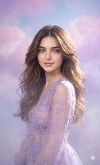 Lavender Glow in Cinematic Haze