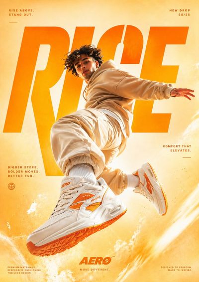 Elevate Your Game: A Sneaker Ad Like No Other