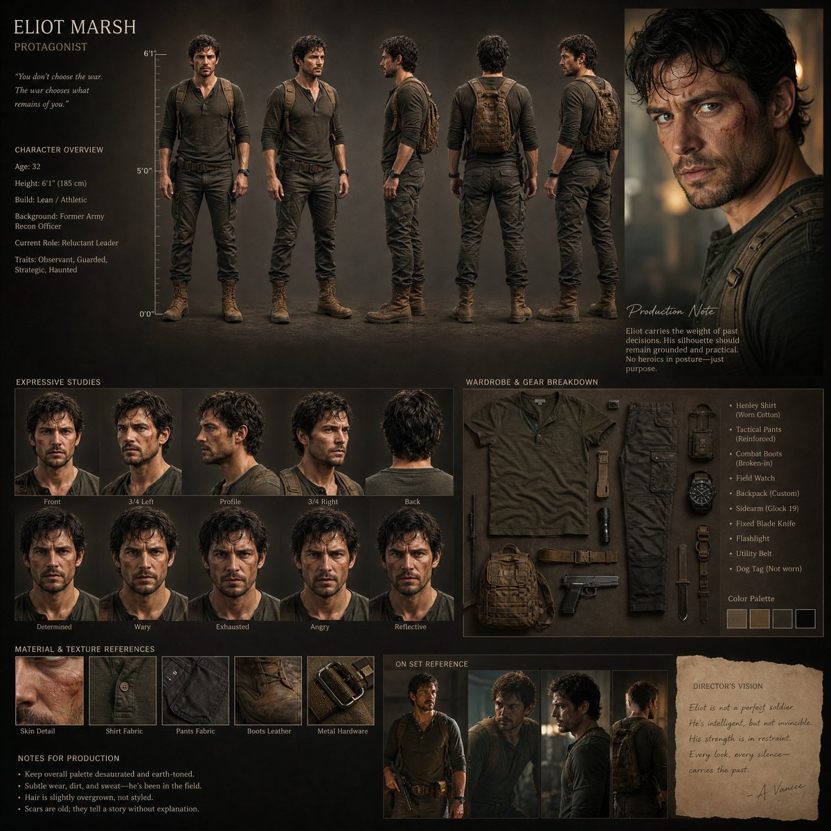 Cinematic Character Design: A Film Production Approach