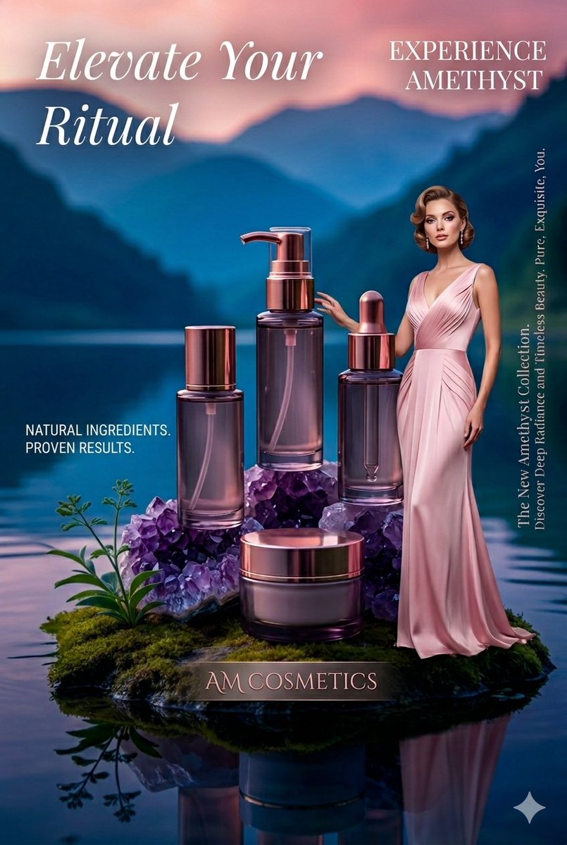A Timeless Glow: AM Cosmetics Amethyst Collection