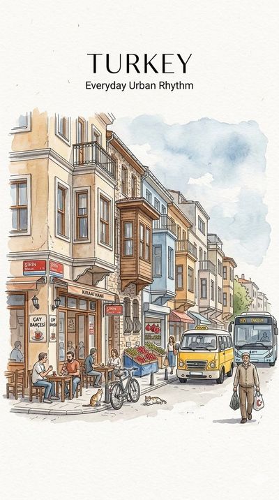 Urban Serenity: A Minimalist NYC Sketch
