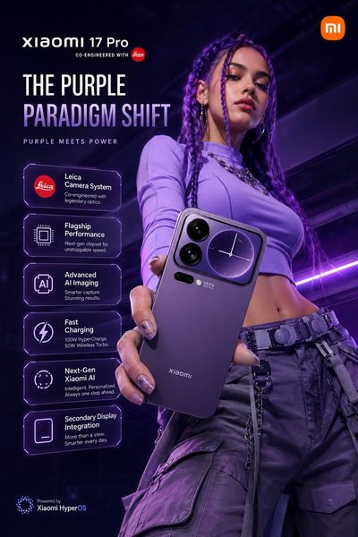 Futuristic Elegance: The Xiaomi 17 Pro Unveiled