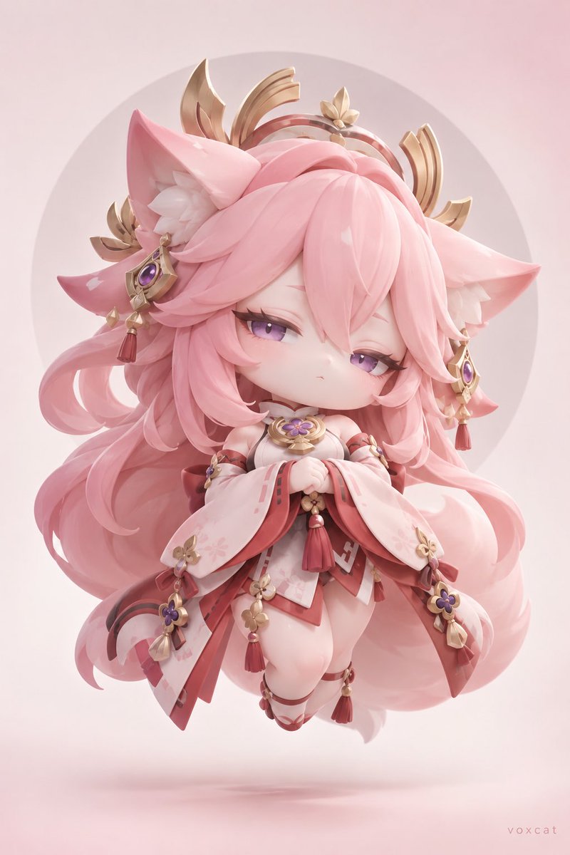 Dark Fantasy Mascot Reimagined as Soft 3D Toy with Round Proportions