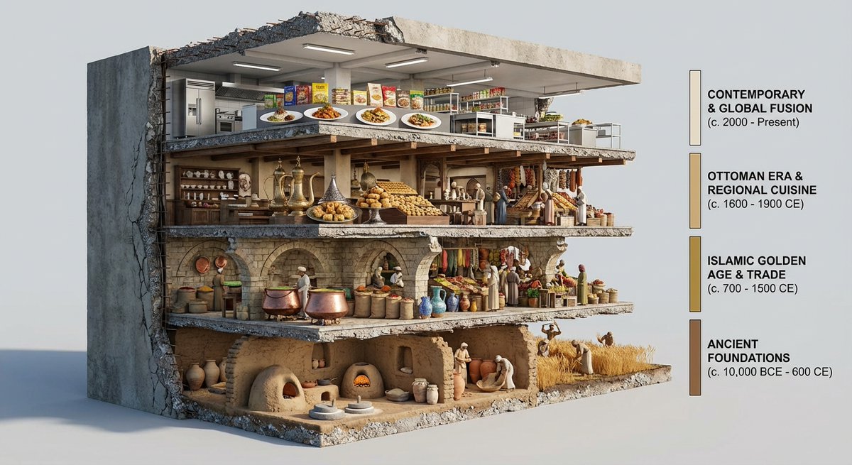 The Layers of Middle Eastern Culinary Evolution