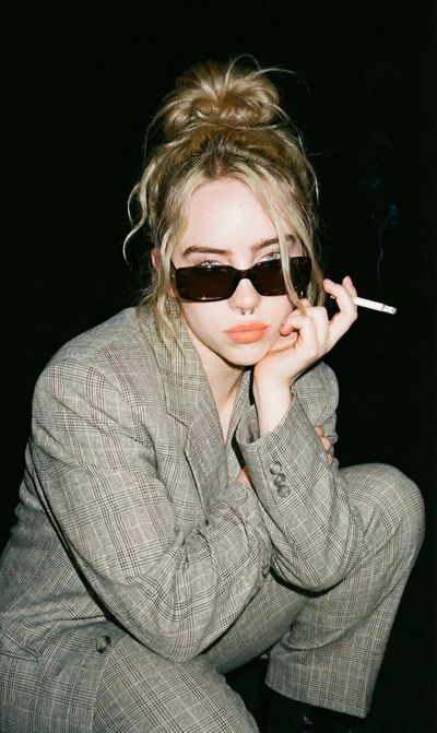 Billie Eilish in Grunge Midnight Vibes