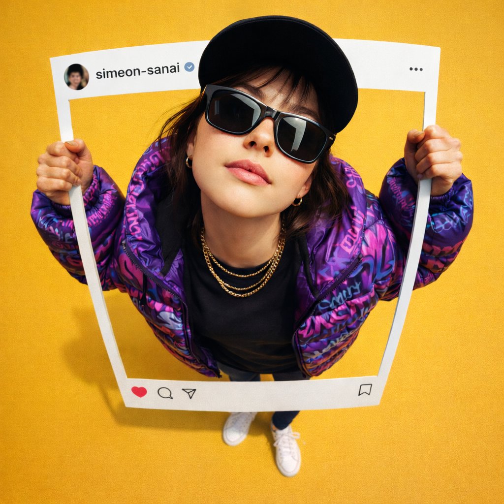 Breaking Free from the Frame: A Bold Instagram Escape
