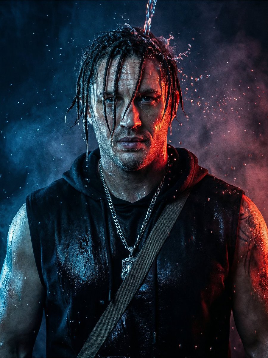 Strength in Motion: A Cinematic Water Portrait