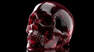 Crimson Liquid Masterpiece: A Sculptural Marvel