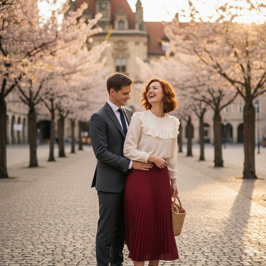Cherry Blossom Whispers: A Love Story in Bloom