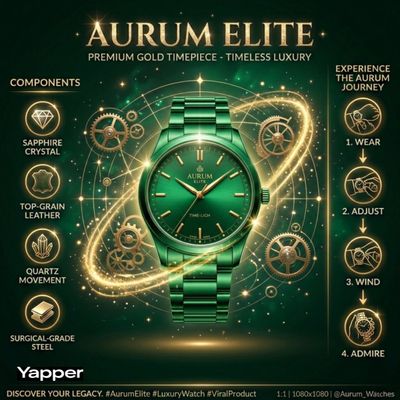 AURUM ELITE: The Pinnacle of Timepiece Luxury