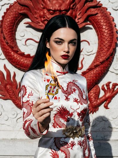 A Dragon’s Embrace: Fashion Meets Myth
