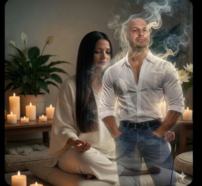 Ethereal Union: A Moment of Spiritual Connection