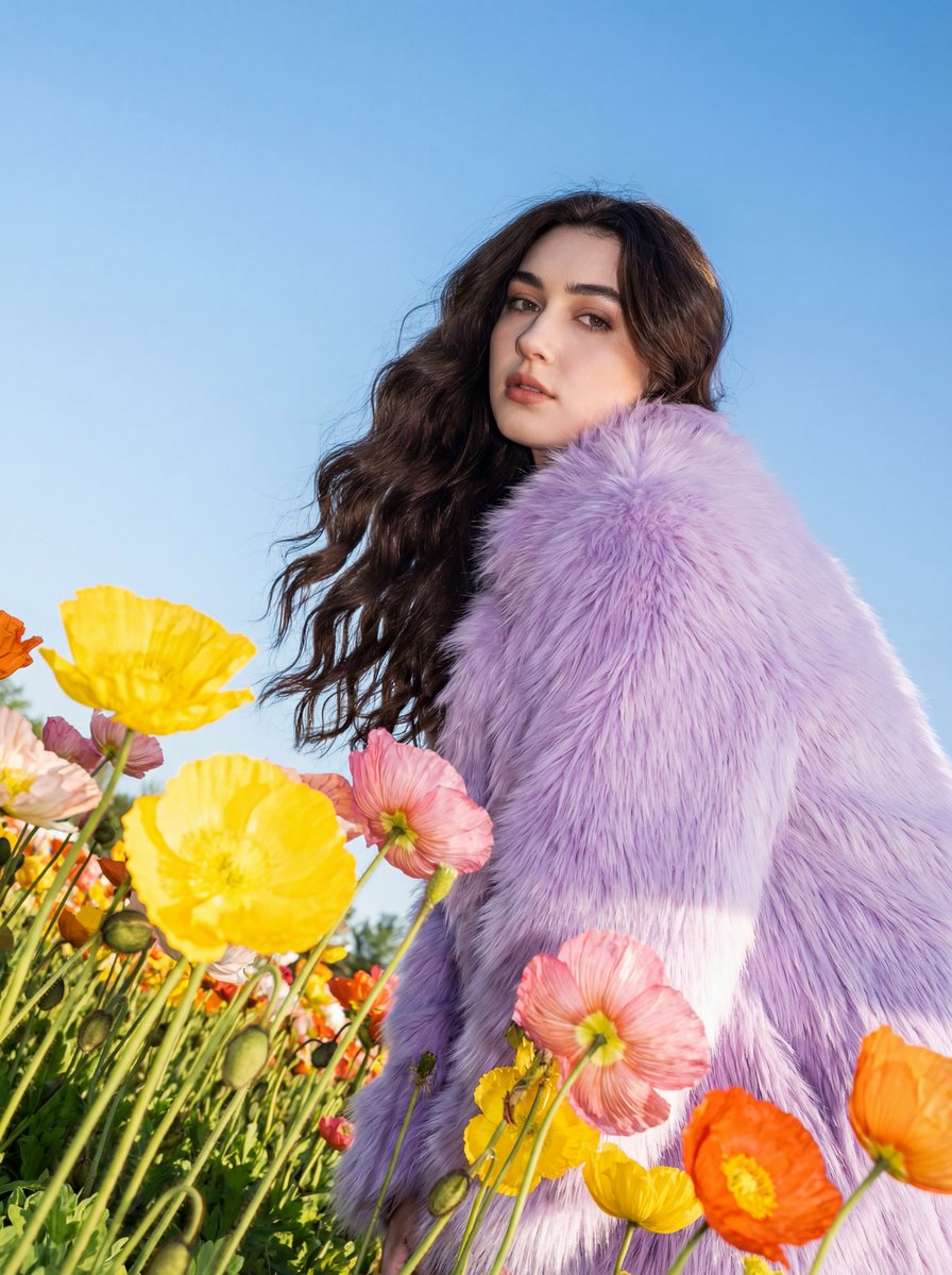 Whimsical Chic in a Flower Wonderland