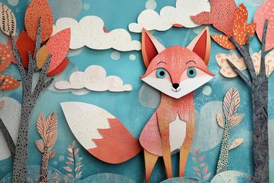 Whimsical Paper Cut World