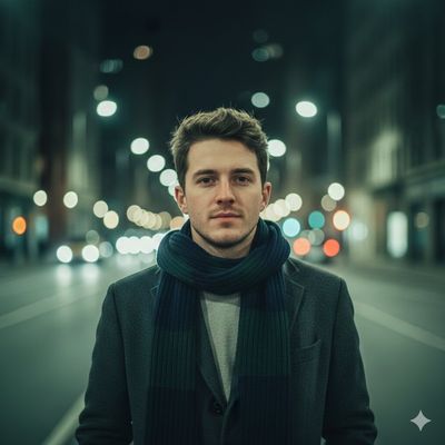 Urban Nightfall: A Stylish Encounter