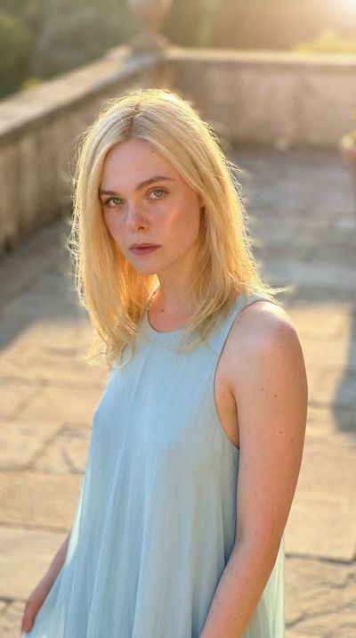 Golden Hour Glow: Intense Portrait of Elle Fenning