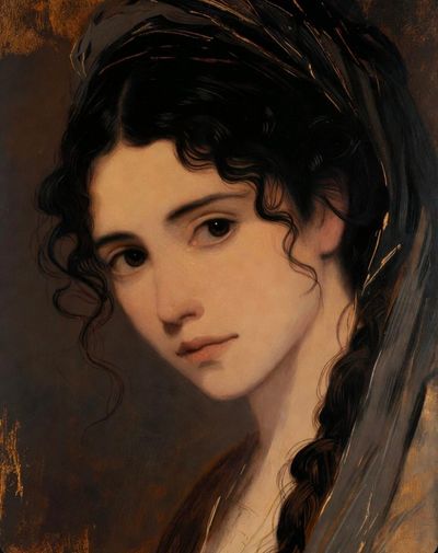 Portrait of Silent Melancholy