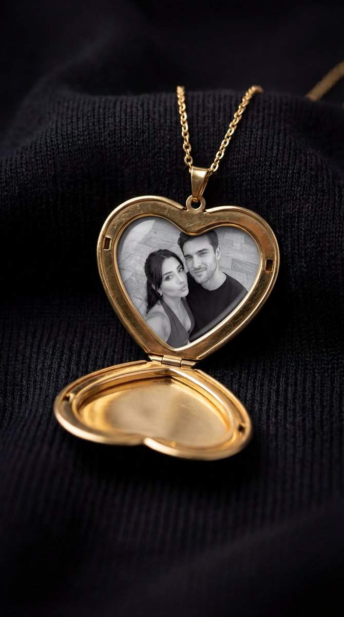 Luxe Heart Locket: A Macro Marvel