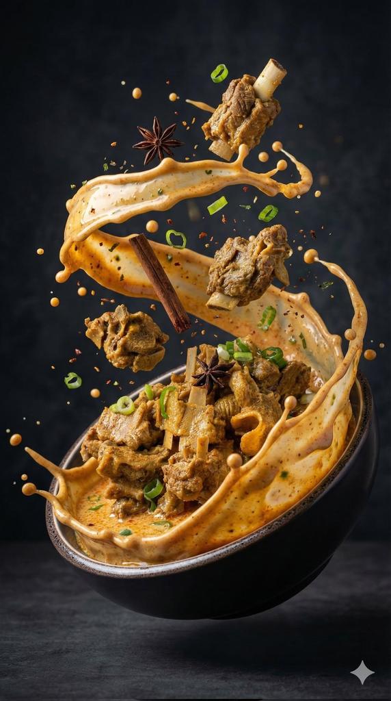 Epic Splash of Gourmet Soups in Motion