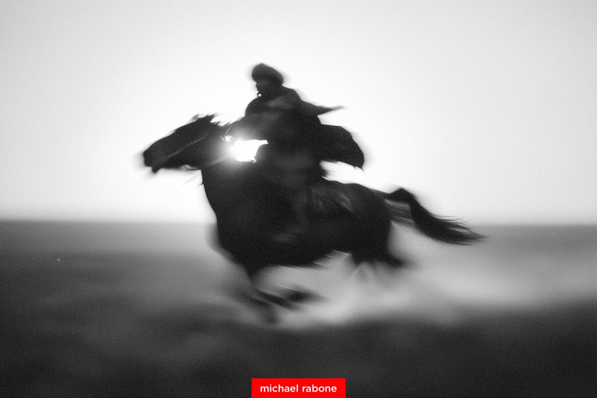 Genghis Khan in Cinematic Black and White
