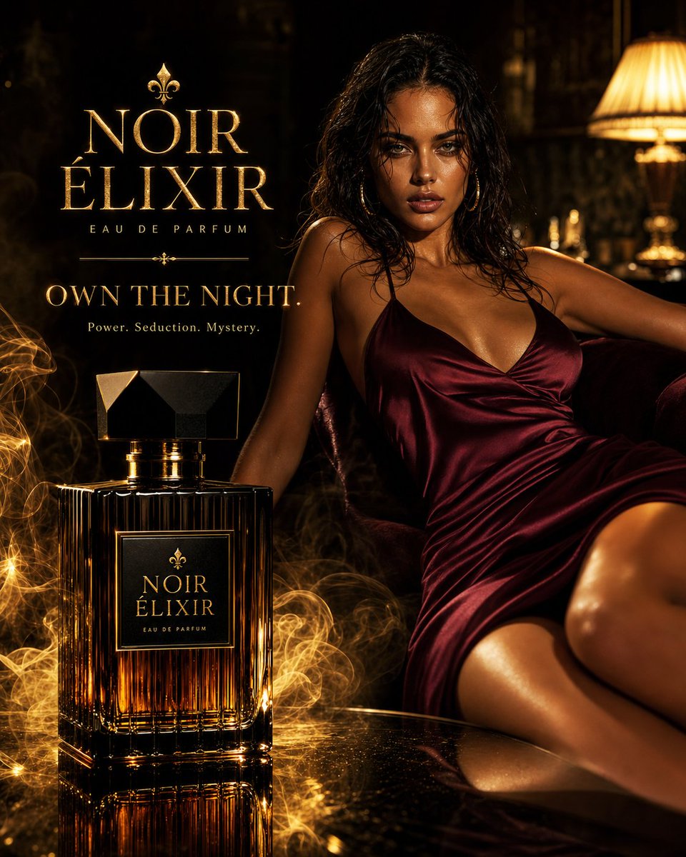 Noir Élixir: Seductive Night in Cinematic Luxury