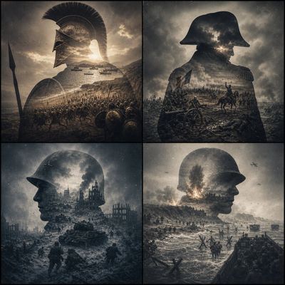 Silhouettes of History: Battles Through Landscapes