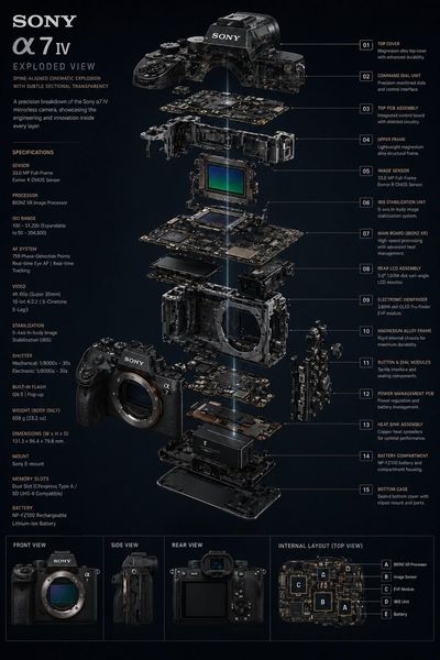 Dissecting Innovation: Sony BRAVIA 8K TV in 3D