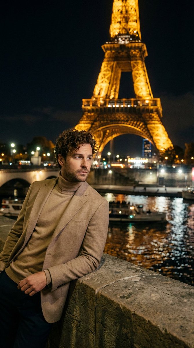 Parisian Night Contemplation