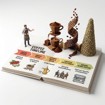 The Evolution of Coffee: A Visual Timeline