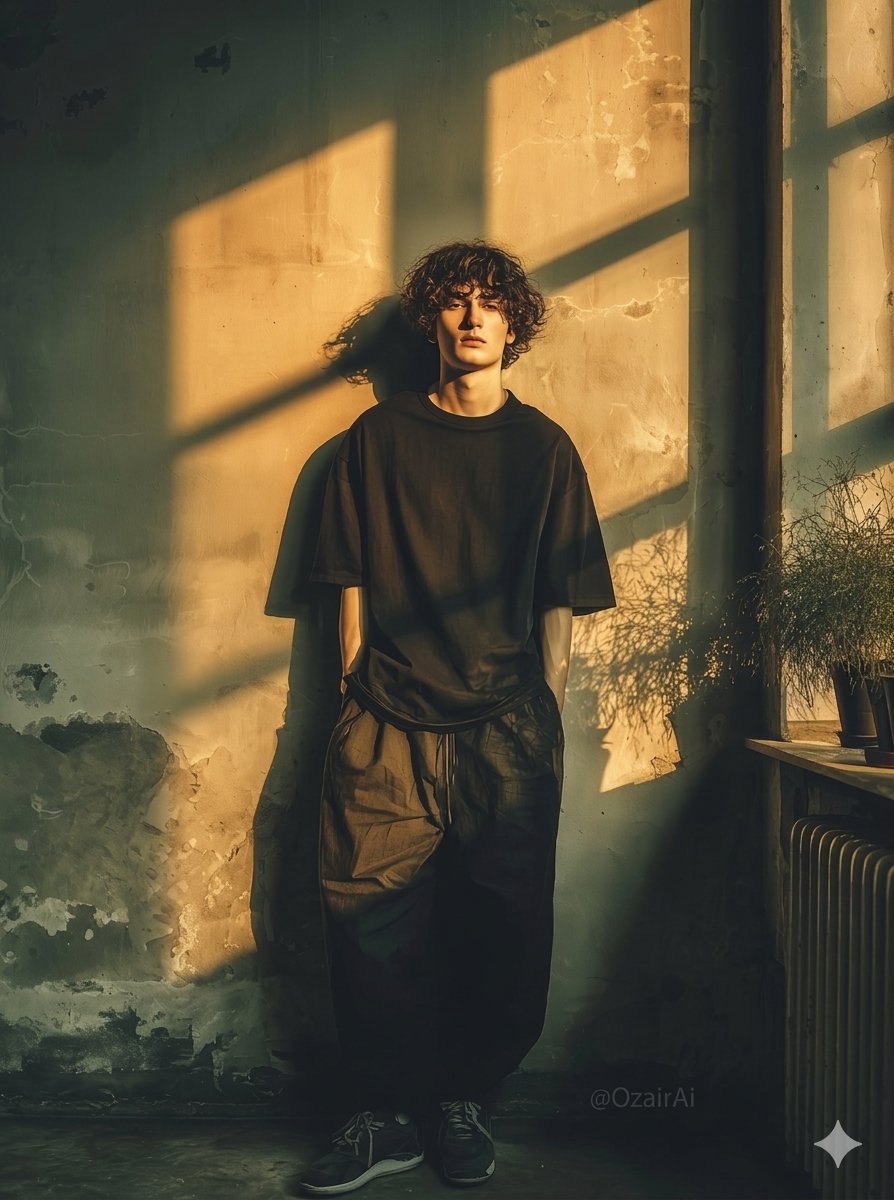 Cinematic Portrait in Golden Hour Light