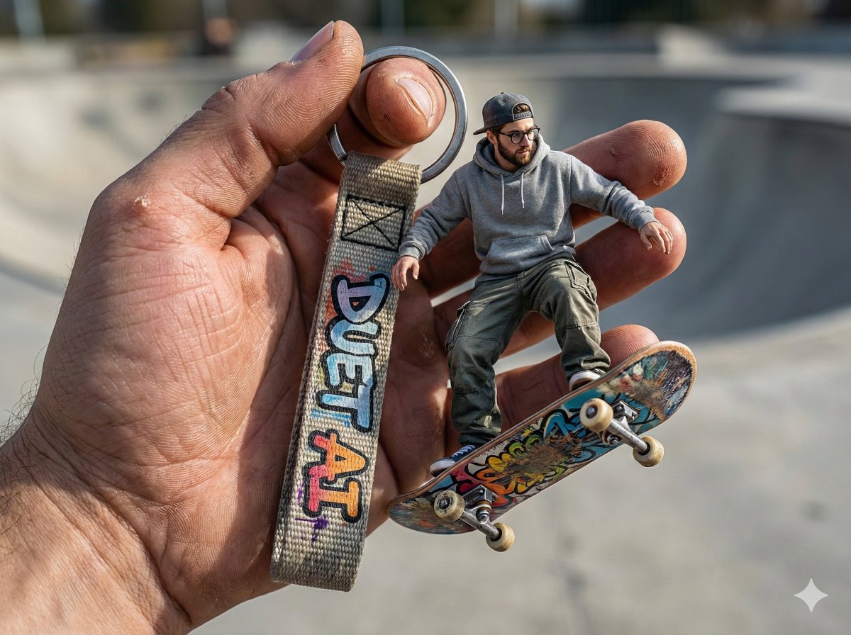 A Giant Hand, A Tiny Skater, and the City’s Vibrant Graffiti Vibe
