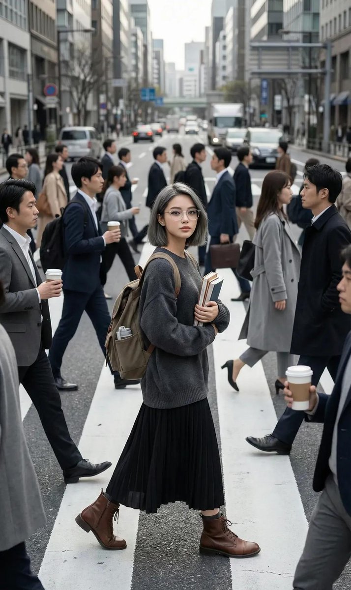 Caught in the Rush: A Moment of Stillness