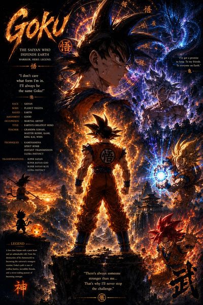 Epic Goku: The Legendary Saiyan Unleashed