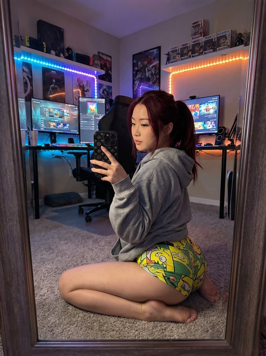 Curves & Controllers: The Gamer’s Selfie