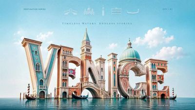 Sculptural Typography: A City’s Essence in 3D