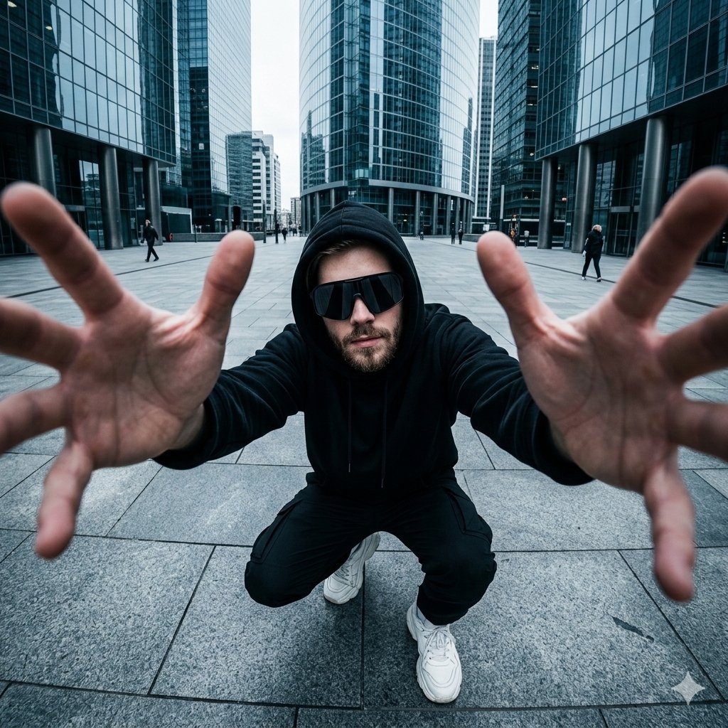 Cinematic Street Vibe with Forced Perspective