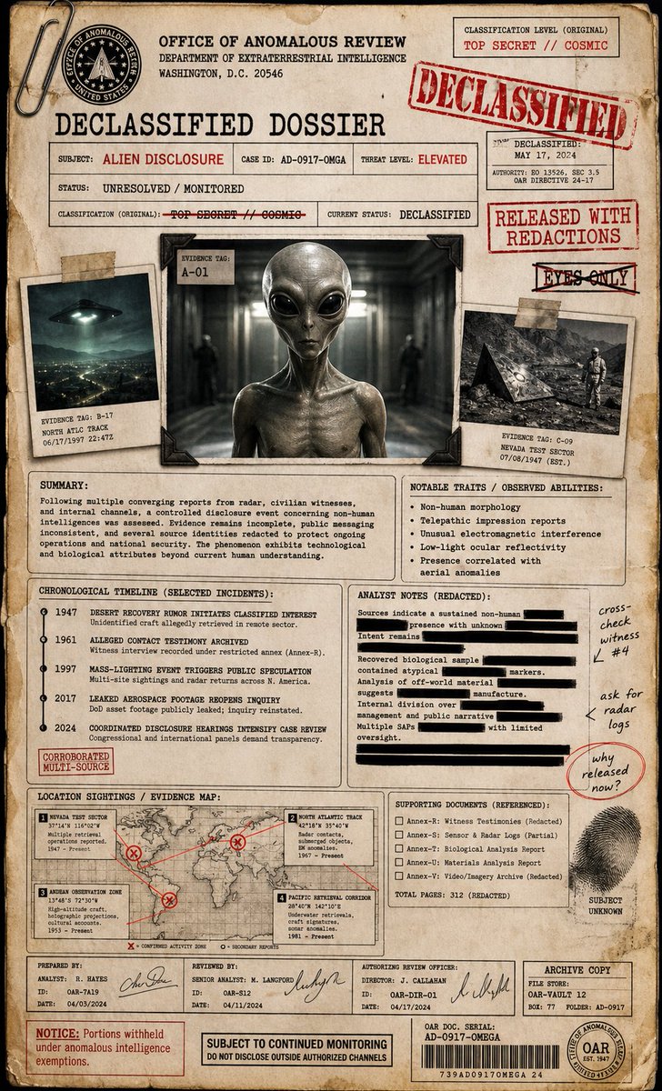 Case File: Extraterrestrial Entity X-47